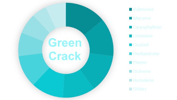 Green Crack Terpene Wheel