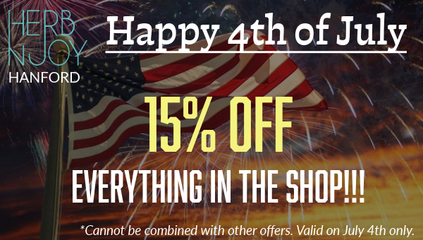 15% OFF on 4th of July