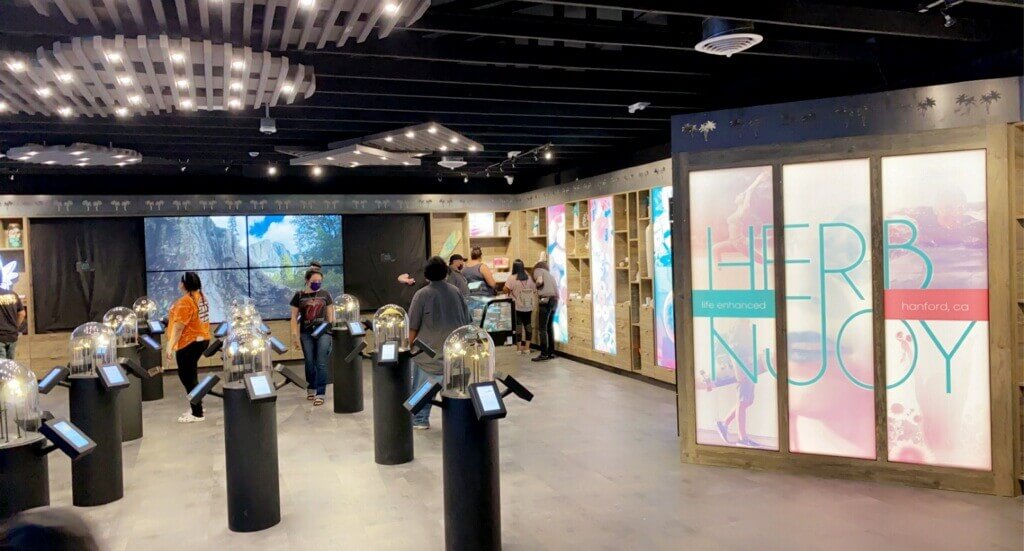 HerbNJoy Hanford dispensary interior