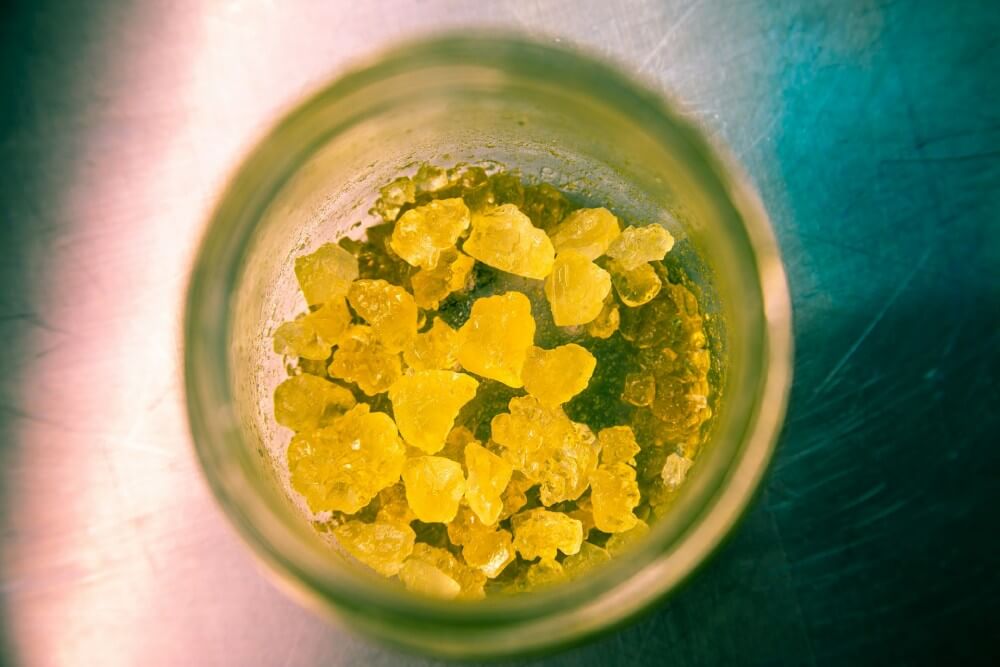 jar of cannabis extract